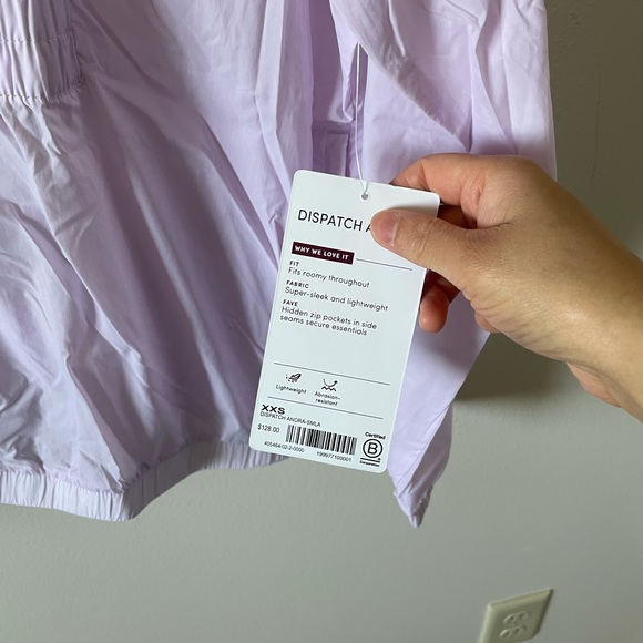 NWT Athleta Anorak Jacket XXS -Lilac - Picture 5 of 9